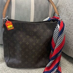 Louis Vuitton Dark Brown Monogram Shoulder Bag